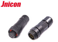 Screw Locking Waterproof Plug Connector, Konektor Daya Luar Jnicon 8 Pin