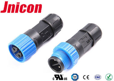 Konektor Plug Pria 2 Pin IP68 Female 0.3 - 1.5mm2 Rentang Kabel Seumur Hidup Panjang