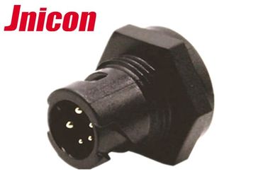 Konektor Circular Micro Waterproof Hitam Pin Bayonet Socket Untuk Penerangan LED