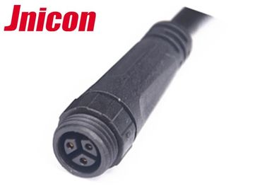 Lampu LED XLR Konektor Kabel Tahan Air M16 3 Pin 300V PVC / Bahan Nylon