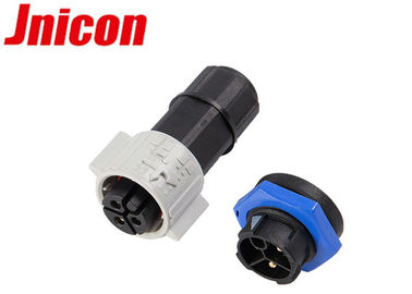 3 Kabel Industri Plug Dan Soket Panel Pasang Chassis Mount Daya Tahan Tinggi