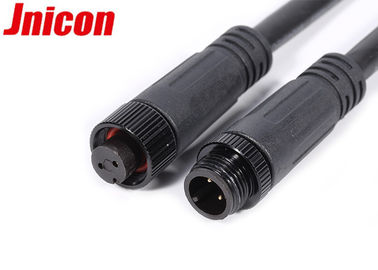 Konektor M12 Waterproof Circular Mode Koneksi Sekrup Penguncian IP68