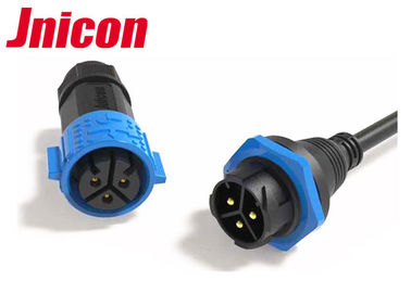 M19 Waterproof Konektor Listrik Panel Pencahayaan Luar Ruangan Mount IP67