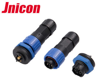Konektor Daya Industri Kinerja Tinggi 3 Pin Fire Safety Locking Push
