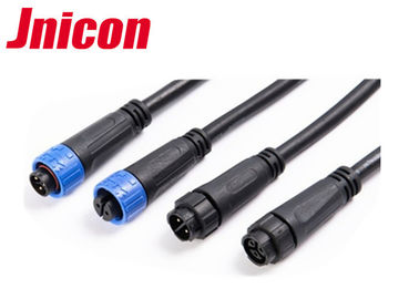 Jnicon 2 Pin 3 Pin Konektor Kabel Tahan Air, Konektor Kabel Listrik Luar IP67
