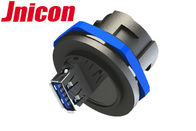 Jnicon Waterproof USB Connector Panel Pasang Port Tipe Tunggal Untuk Transmisi Data