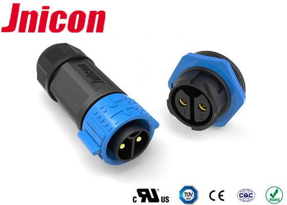 50Amp Konektor Tahan Air Saat Ini Tinggi, Konektor Daya Arus Tinggi Jnicon 2 Pin