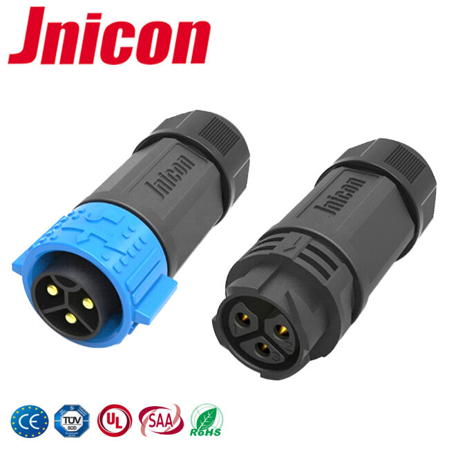 60A High Current Wire To Board Connector Industrial IP67 Konektor Sirkular M25
