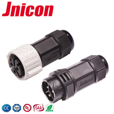 Otomatisasi Industri M25 Waterproof Connector IP67 60A 3 Pin Connector Pria Dan Wanita
