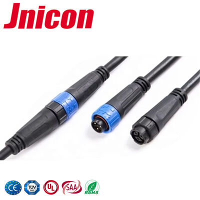 10A 300V M16 Konektor Kabel Luar Ruangan Tahan Air Industri IP67 2 3 4 Pin Konektor Daya