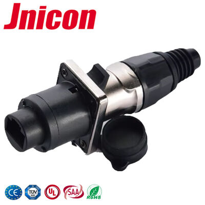 -25°C - 80°C Waterproof 300V Konektor Data RJ45 Konektor Untuk Peralatan