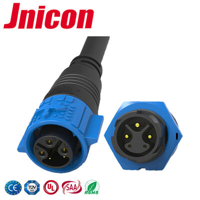 Konektor Daya Data M19 Panel Mount 3+2 Pin 20A Kunci Cepat Tahan Air